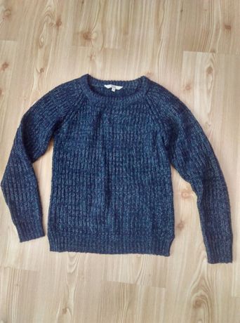 Granatowy sweter XS