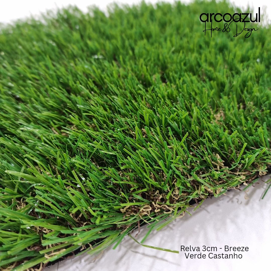 Relva Breeze 3cm - Verde Castanho By Arcoazul