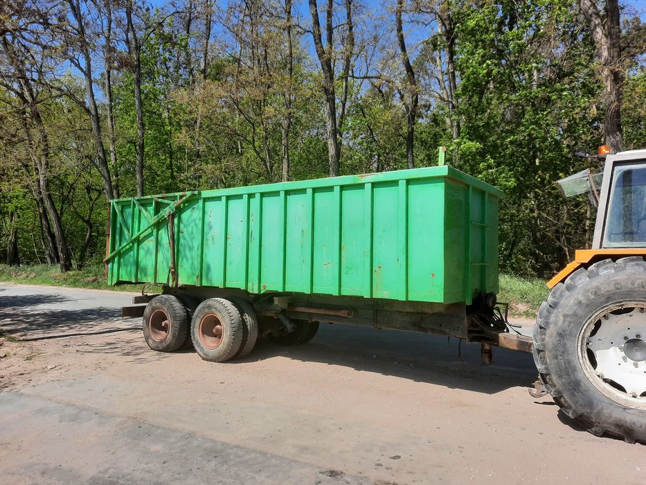 Przyczepa skorupowa objętościowa 20 ton ciężarowa budowlana wywrotka