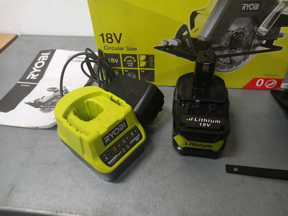 Pilarka tarczowa akumulatorowa Ryobi r18csp 18v z aku 5 ah