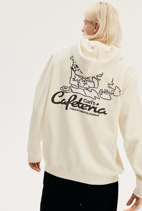 Чоловіче худі h&m, бавовняна толстовка hm на флісі