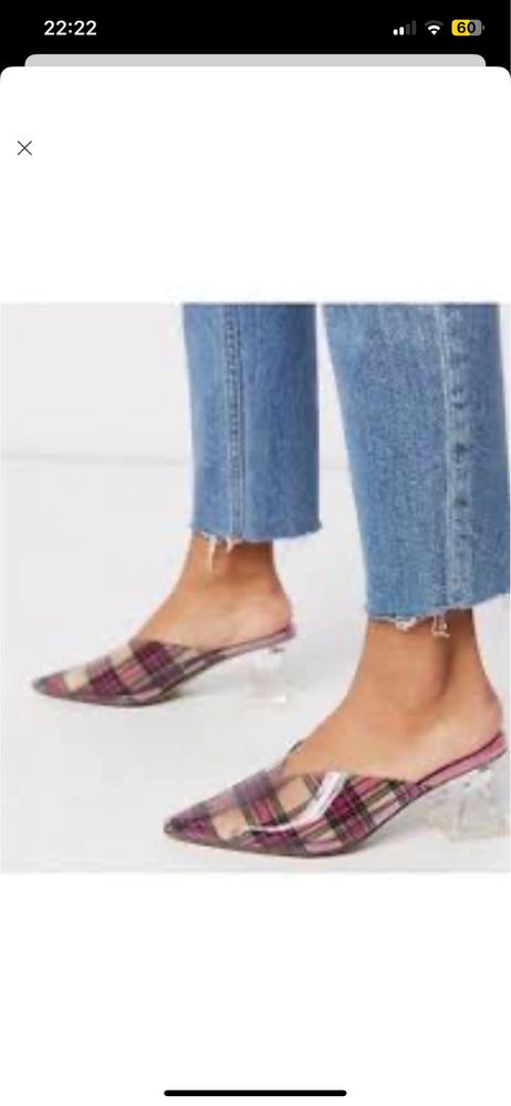 Мюлі asos шльопанці нові 23 устілка