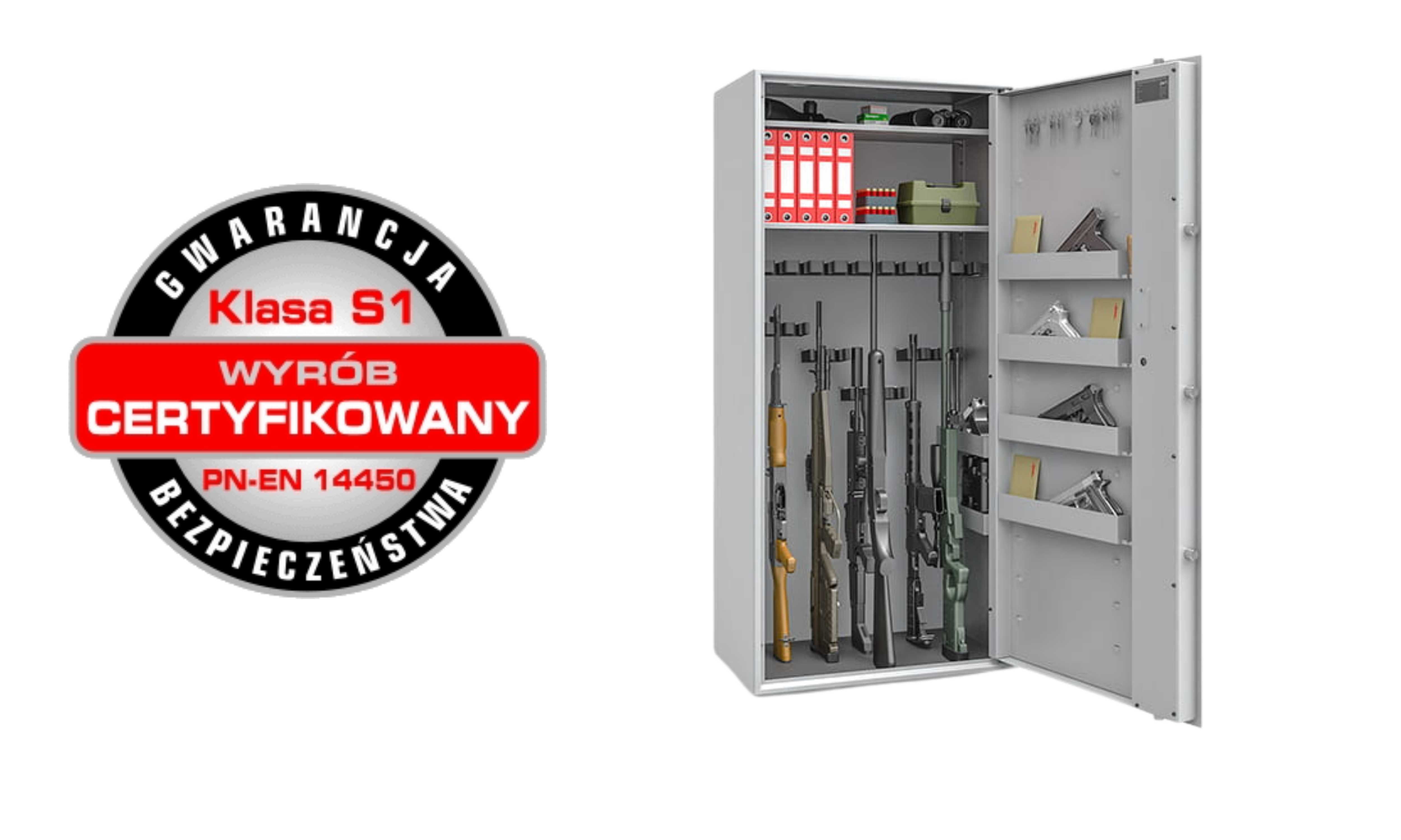 22 lufy uchwyty magnetyczne szafa na broń sejf S1 zamek elektroniczny