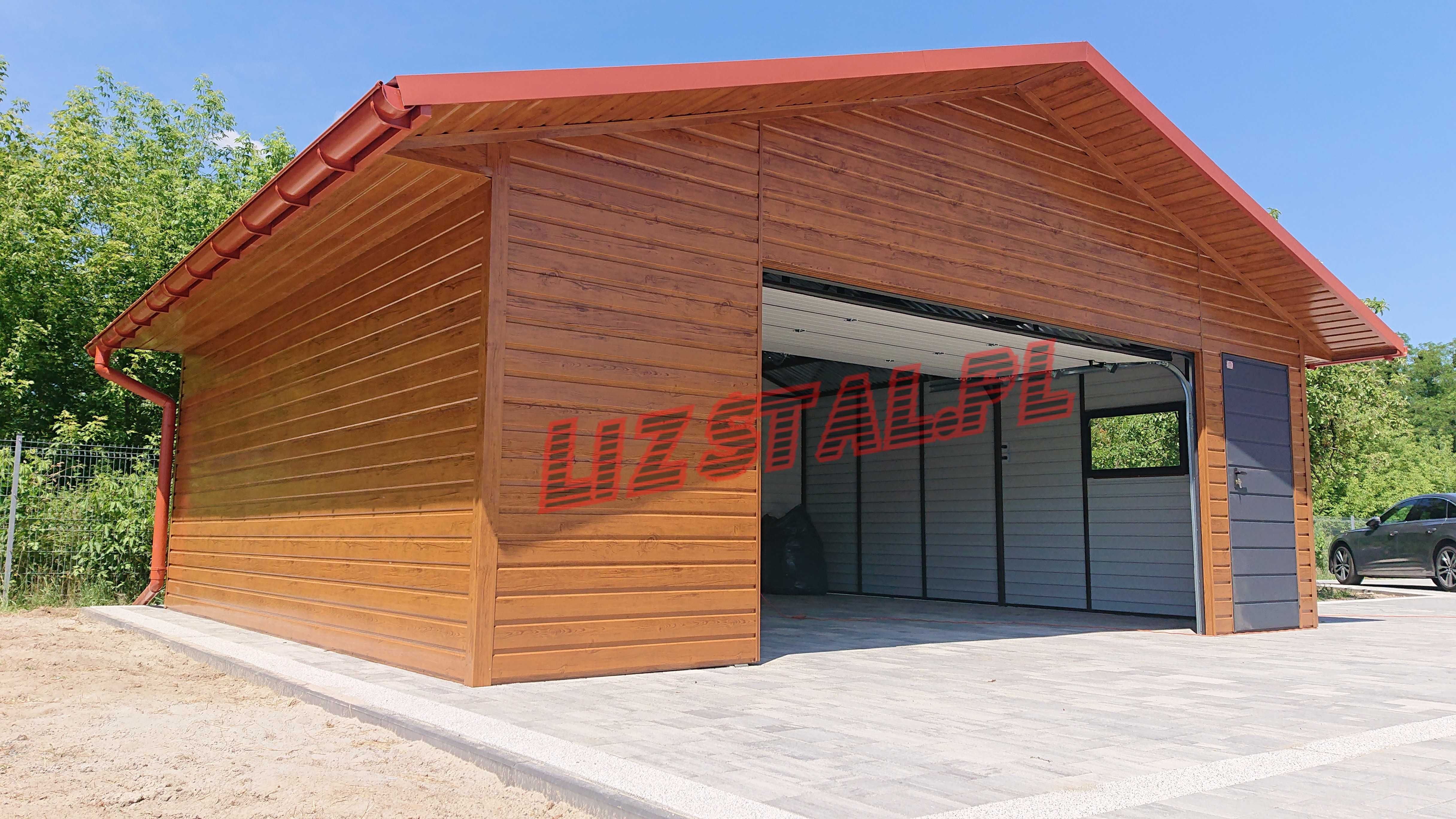 Garaż 35m kw, 6x6 lub 6x5,8 Z bramą segmentową PROMOCJA