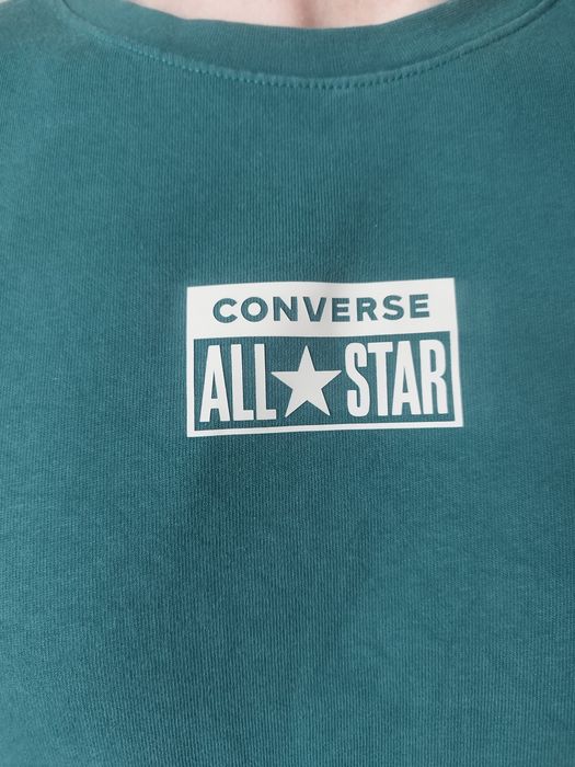 Męska bluza Converse , 100% bawełna, XL, zielona