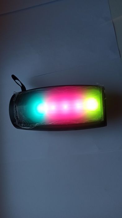 Музична колонка з підсвіткою на акумуляторі ZQS1201