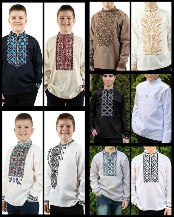 Вишиванки для хлопчиків,чоловіків