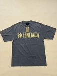 футболка Balenciaga Scotch Tee washed blue M L