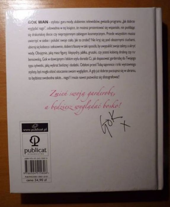 Książka "Jak dobrze wyglądać nago" Gok Wan