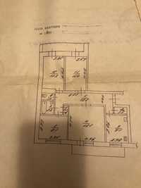 Продаж квартири 4-х кімнатноі у р-ні Зазізничного вокзалу