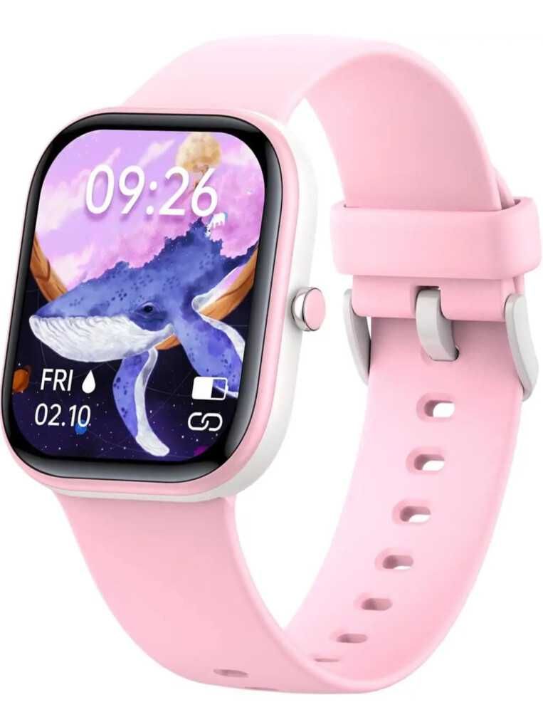 детские или подростковые умные смарт-часы Slothcloud H97 pink   IP68