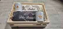 Kosz prezent upominkowy dla babci dziadka i nie tylko