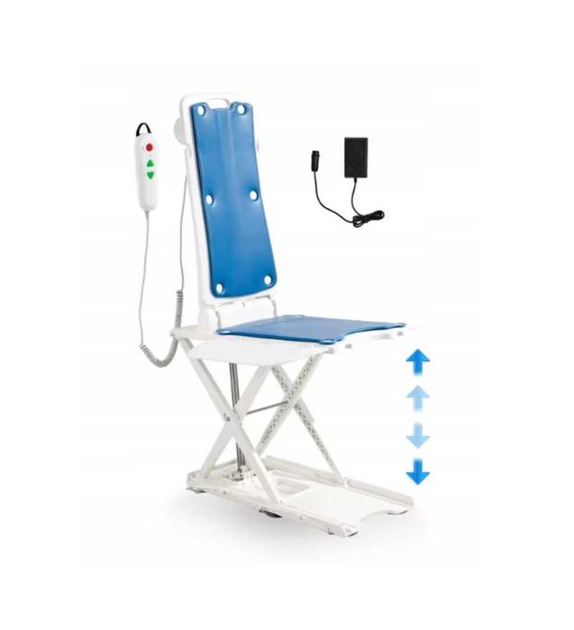 Elektryczny podnośnik wannowy VEVOR 140kg z pilotem