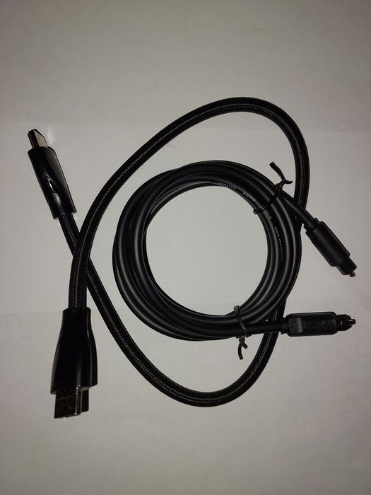 Комплект кабелів High Quality HDMI (ARK HDMI) + Toslink S/PDIF
