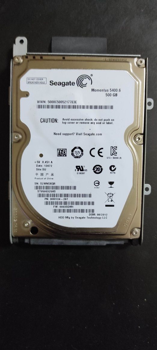 Жорсткий диск Seagate Momentus 5400.6 500GB 5400rpm 8MB ST9500325AS 2.