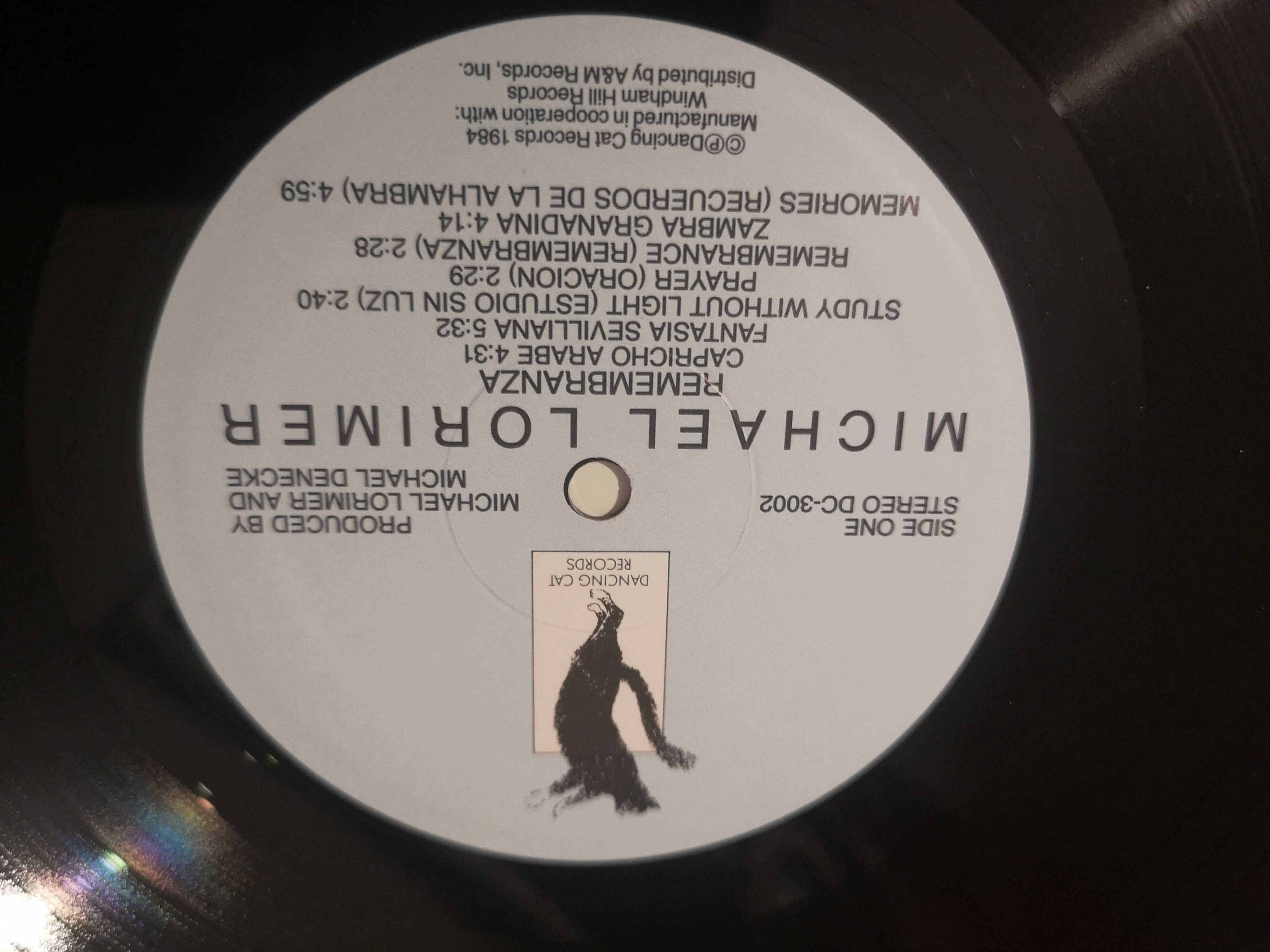 Płyta winylowa. Michael Lorimer. ,,Remembranza,, Gitara akustyczna