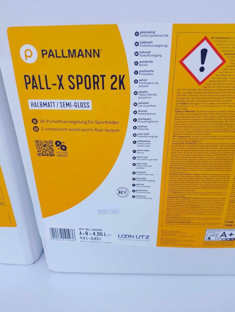 Lakier do podłóg Pallmann Pall-X Sport 2K