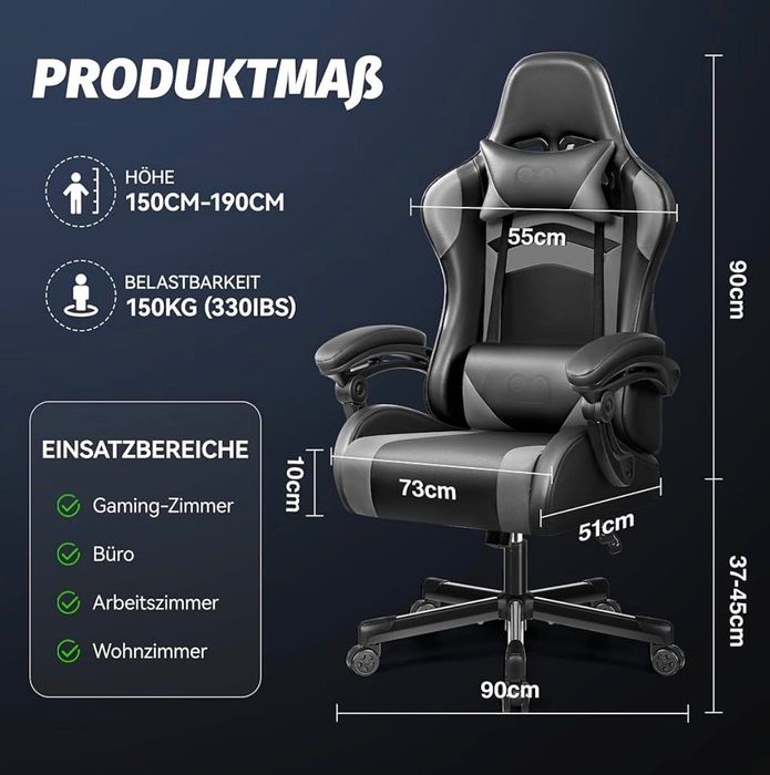 Cadeira gaming alto padrão