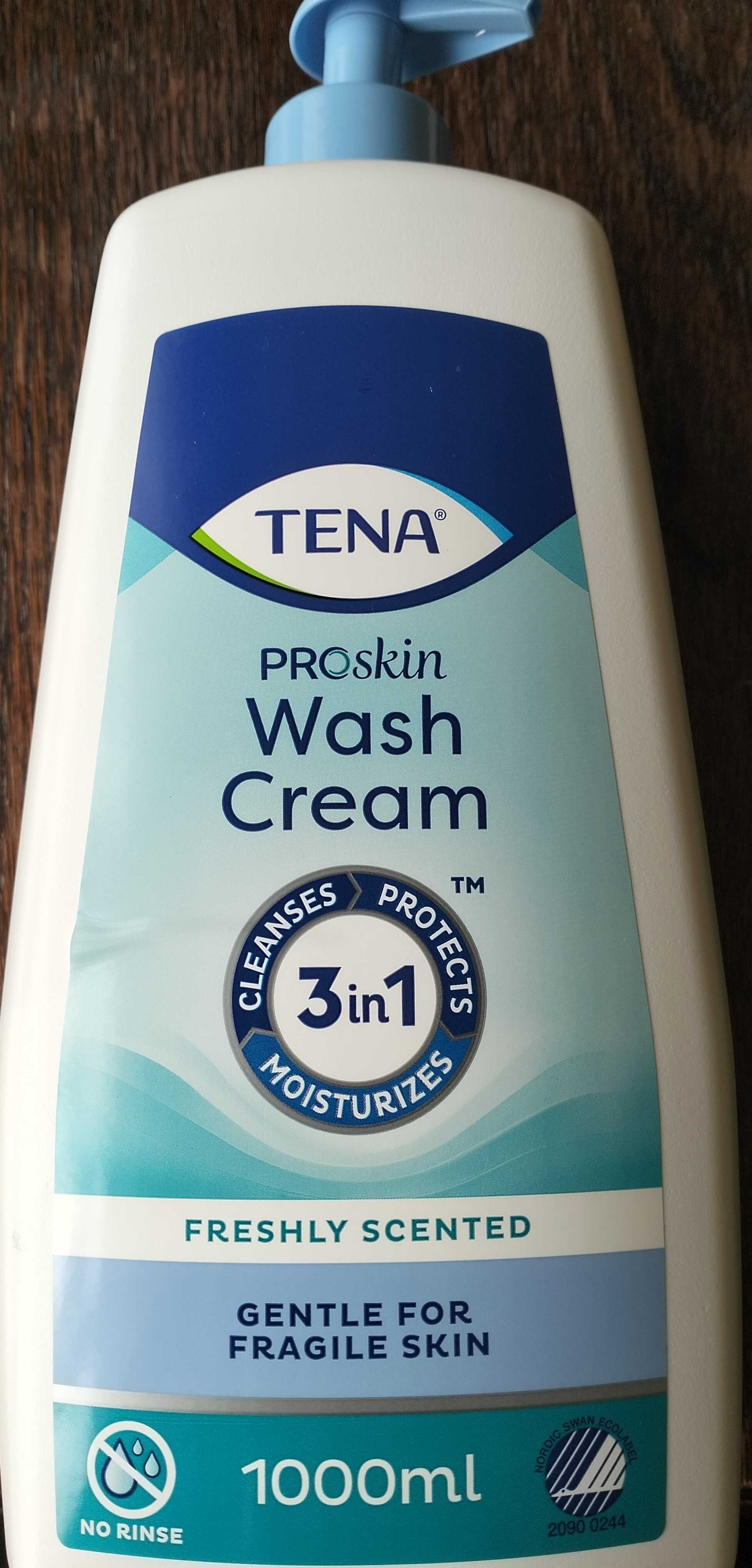 Tena Proskin Wash Cream plus myjki do ciała