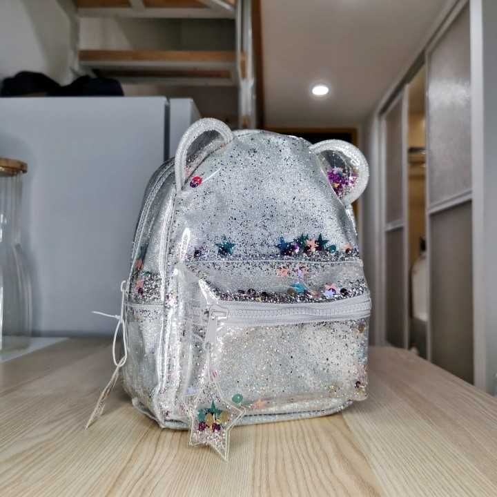 ZARA Kids Disney детский милый рюкзак со звездами и кошачьими ушками