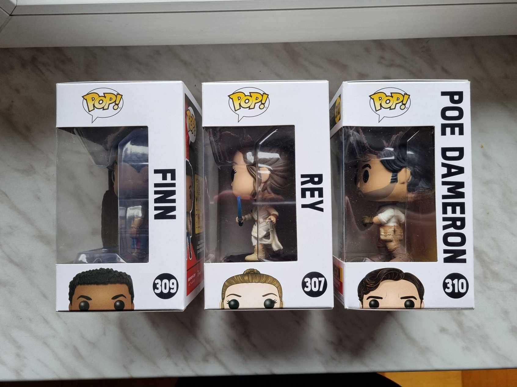 Funko POP Finn 309 i Rey 307 /STAR WARS