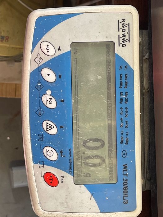 Waga Radwag WLT 30/60/L3 liczenie sztuk