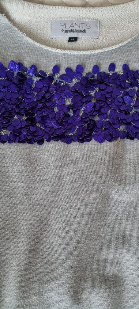Bluza paprocki&brzozowski szara r. M