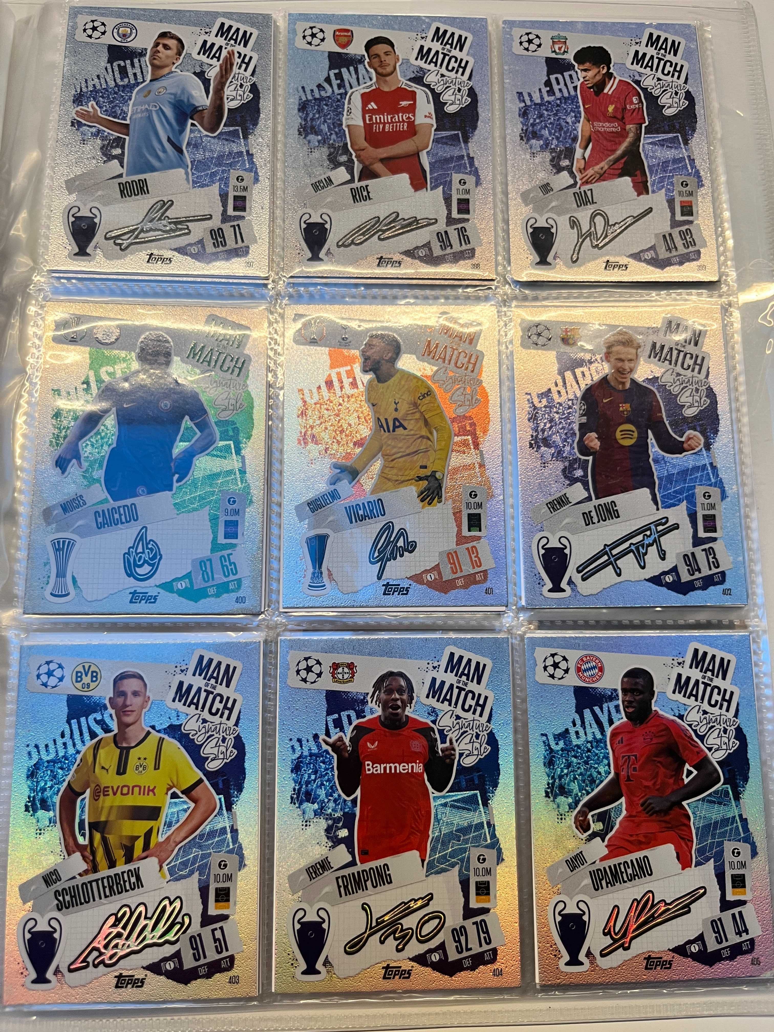 Match Attax 24/25 Man of the match Signatura Style