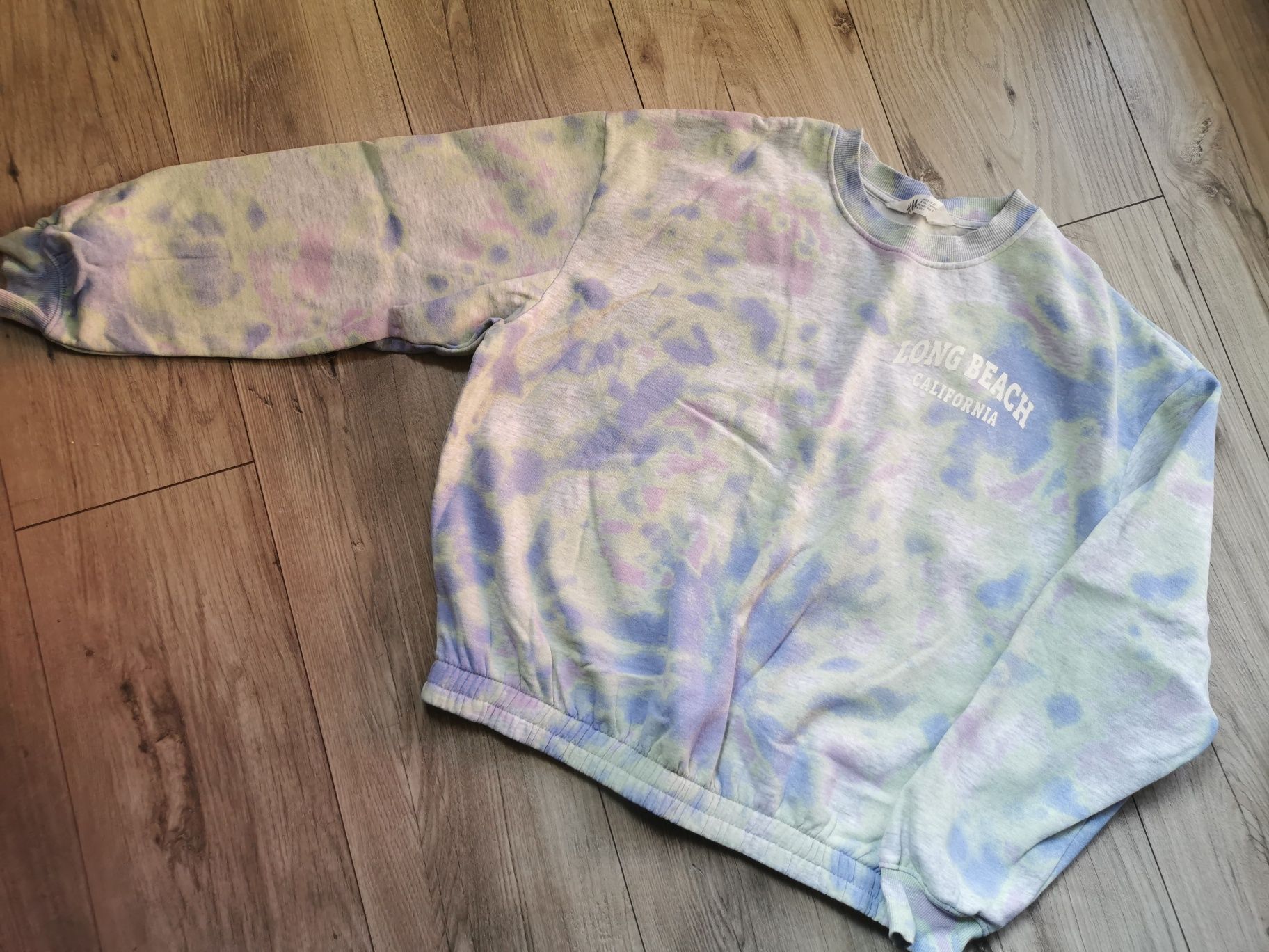 Bluza młodzieżowa / damska tie dye H&M rozmiar 170 cm / XS