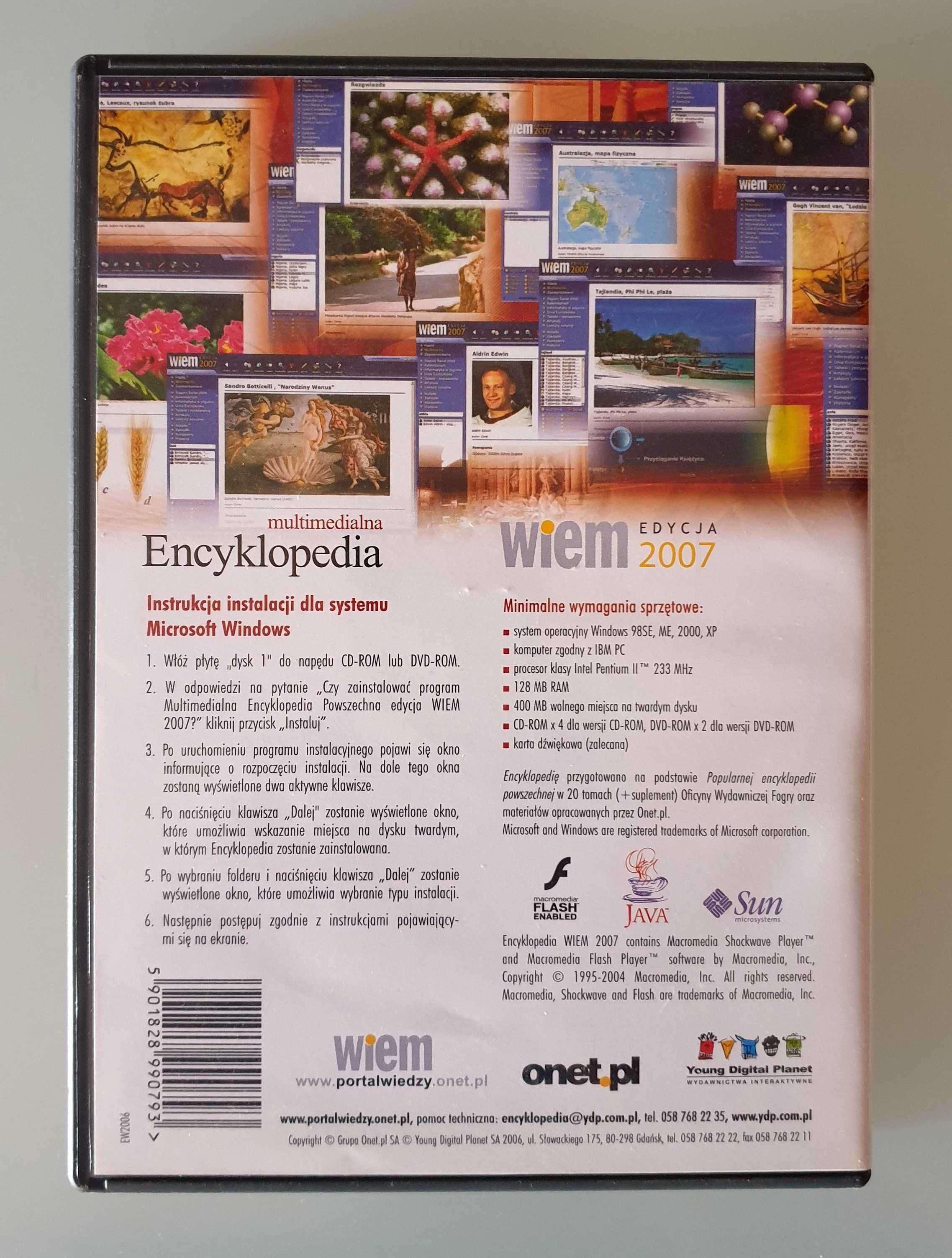 Płyta CD / Multimedialna Encyklopedia Powszechna Wiem 2007