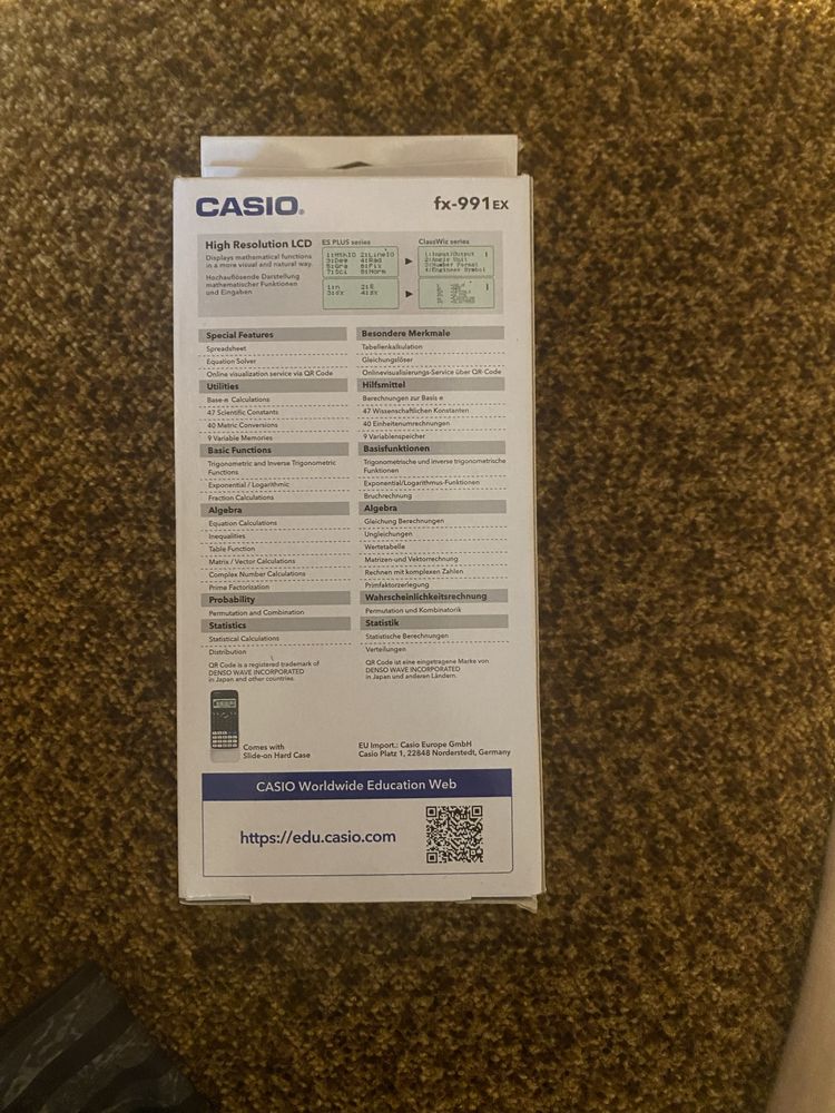 Kalkulator Naukowy CASIO z Gwarancją
