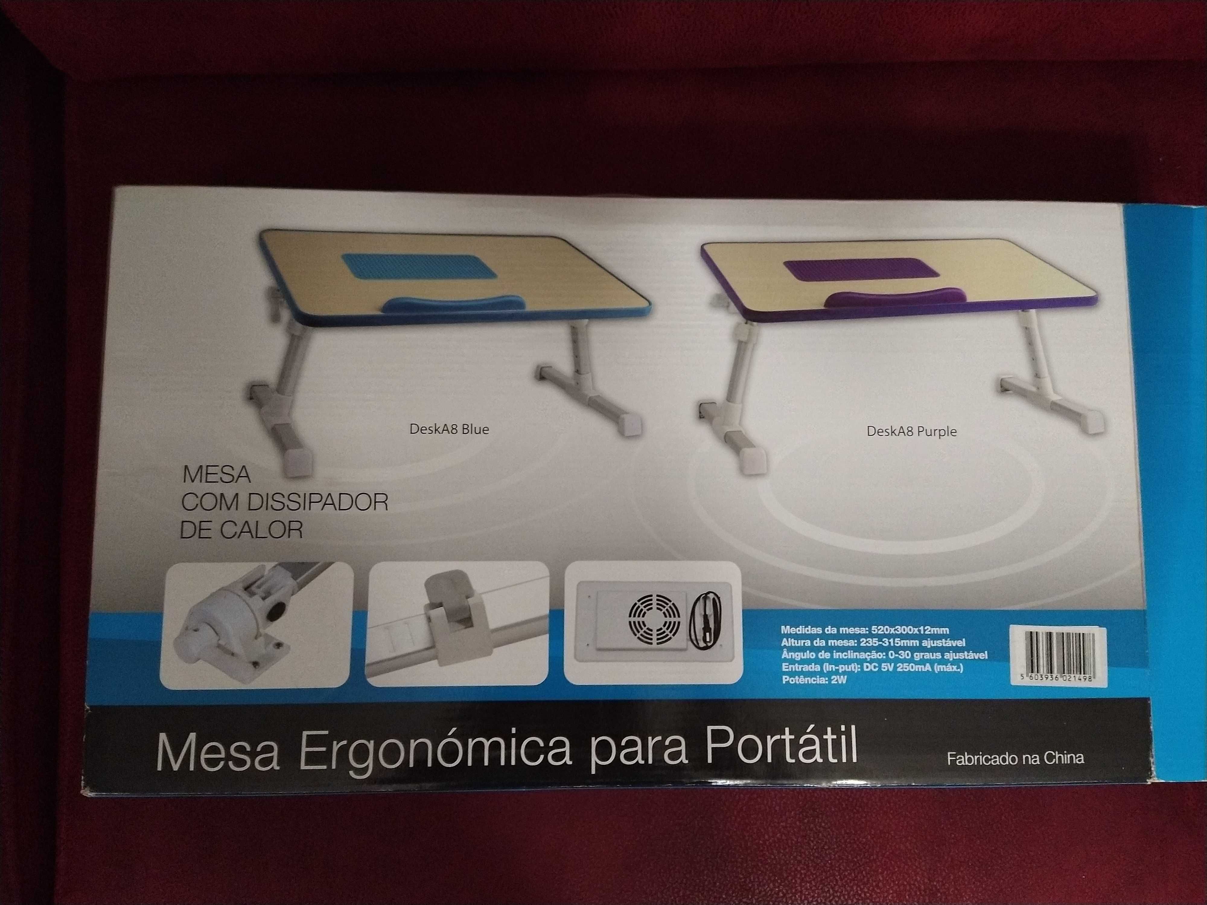 Mesa de Suporte para Portátil com Dissipado de Calor