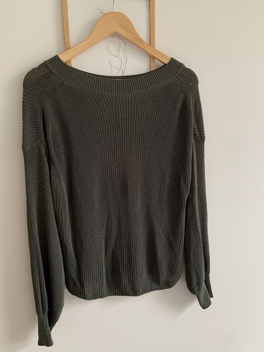 Sweter premium Massimo Dutti rozmiar XS khaki