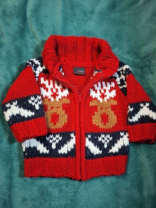 Sweterek dla chłopca. Next. Piękny. Rozmiar 68-74