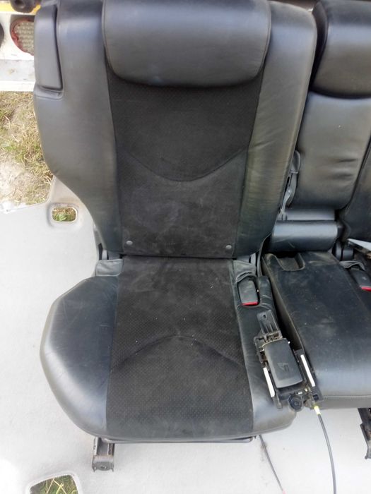 toyota RAV4 III 10-12 lift kanapa tył skóra alcantara