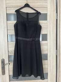 Sukienka czarna tiulowa Vera Mont