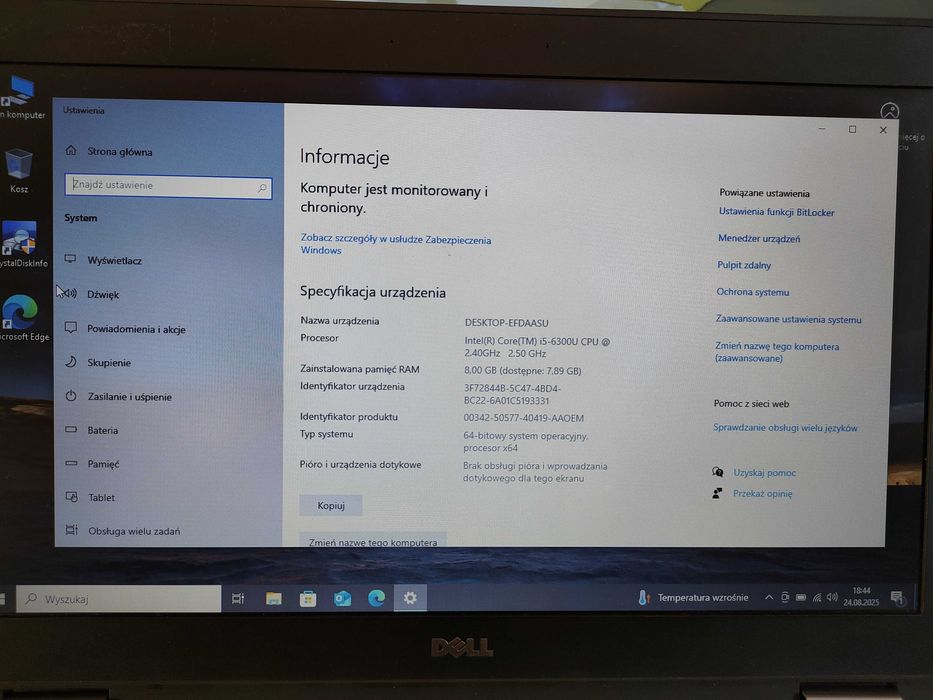 Dell Latitude E7470 i5-6300U / 8GB RAM / 128GB SSD / Windows 10