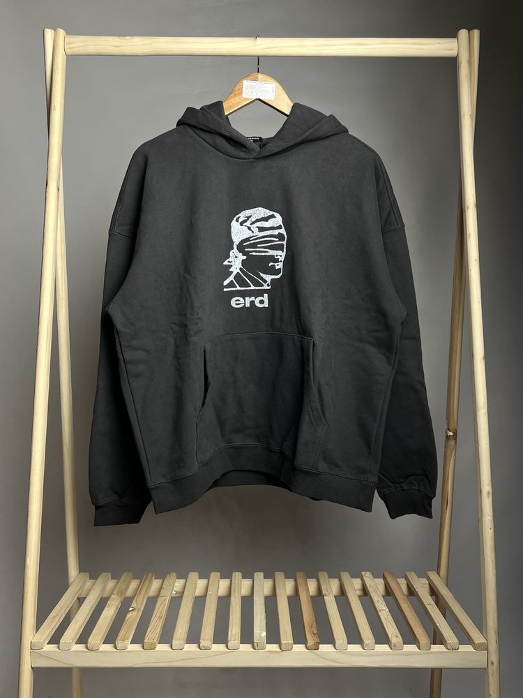 S, М (обʼємна) | Худі ERD Logo Print Cotton Jersey Gray