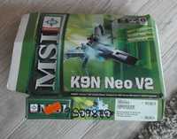 MSI K9N Neo V2 + Procesor Athlon 64 X2 + pamięć + karta Ati BDB Stan