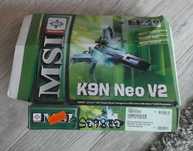 MSI K9N Neo V2 + Procesor Athlon 64 X2 + pamięć + karta Ati BDB Stan