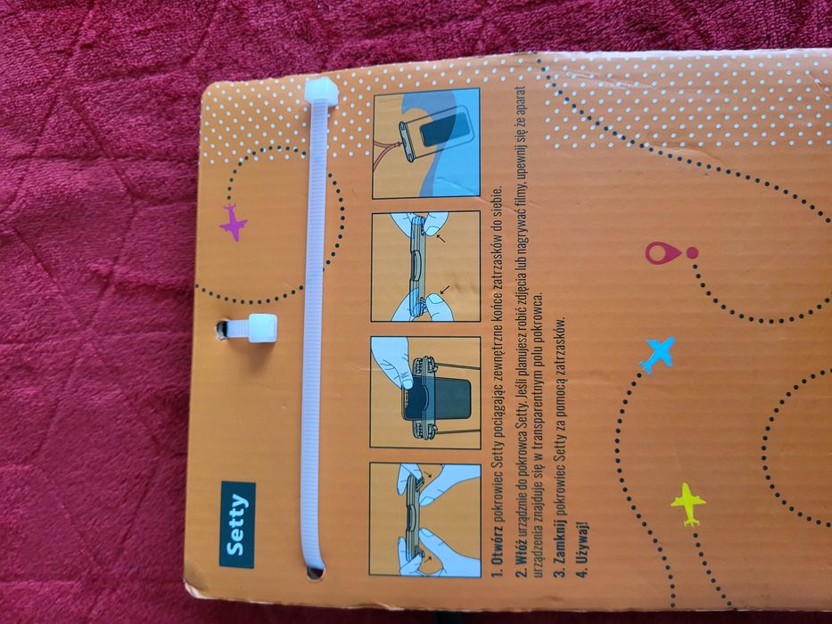 Etui wodoodporne z gąbką wyopornościową Setty