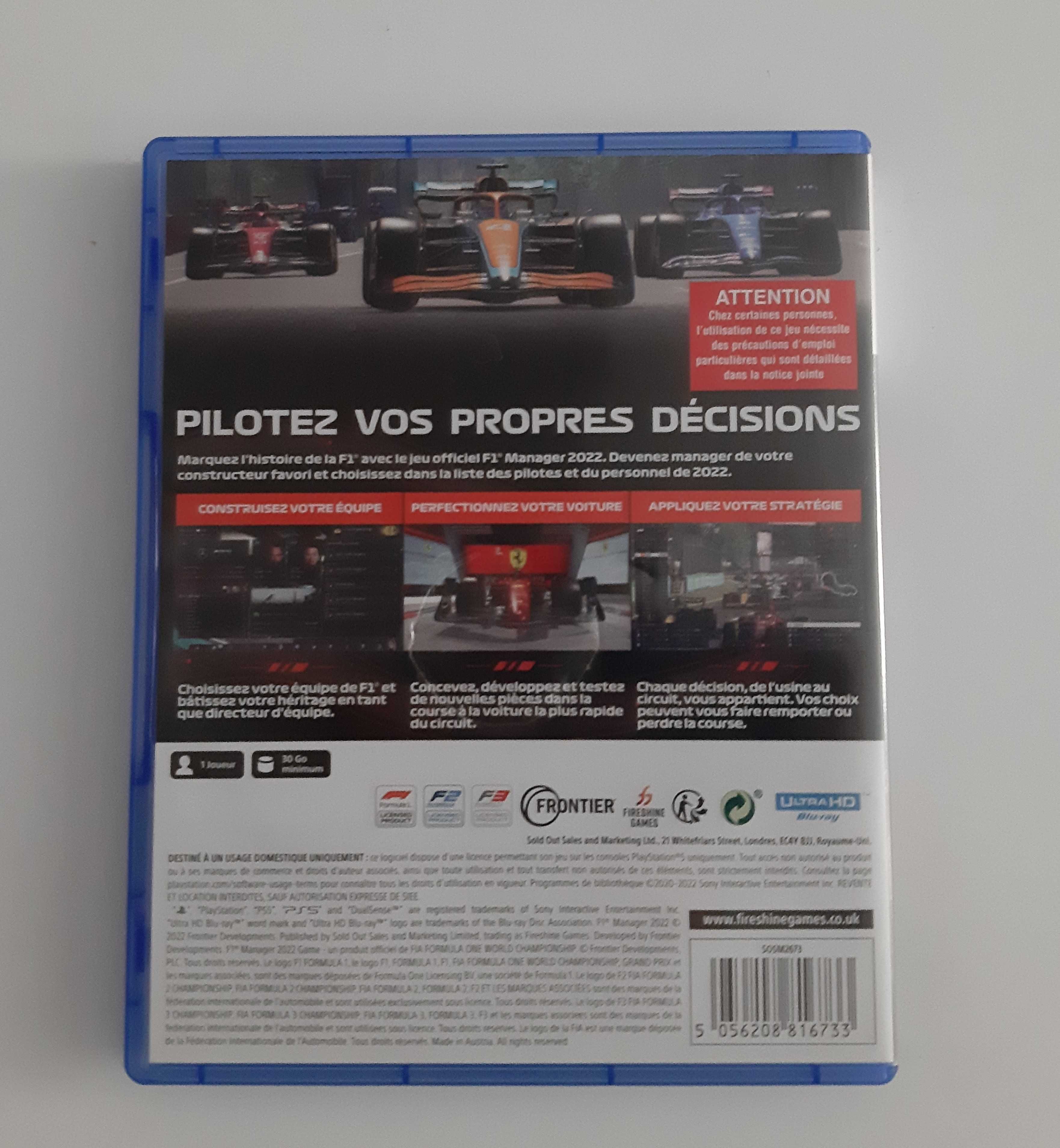 PS5 F1 Manager 22 PL