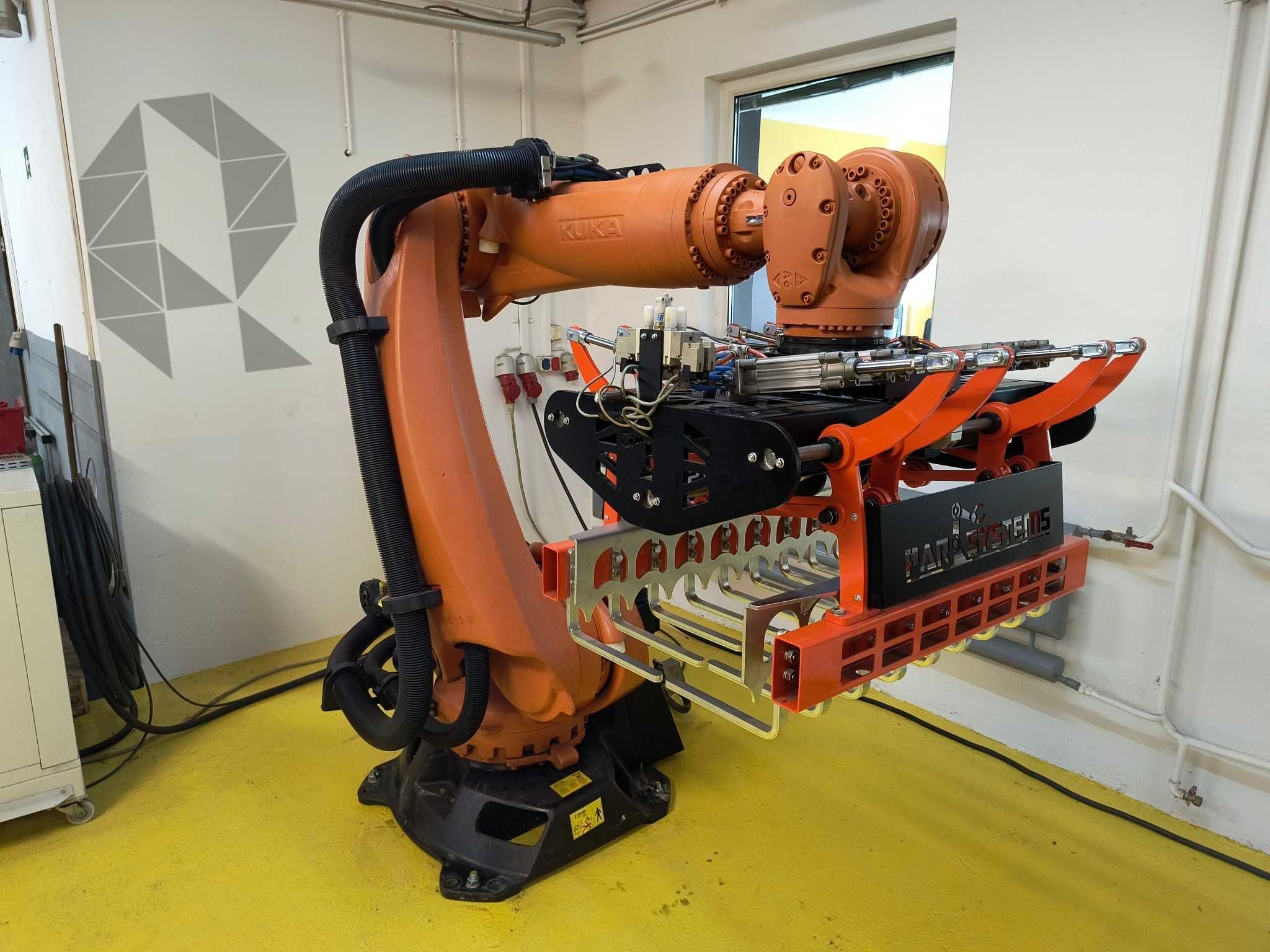 Paletyzacja robotem worków, pelletu, ziemniaków, buraków, ekogroszu