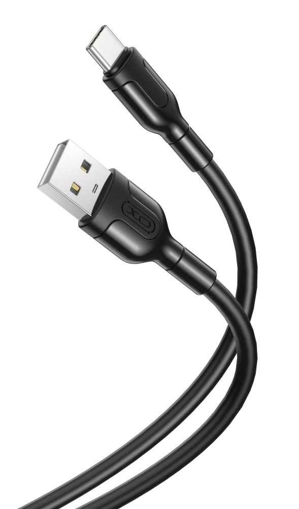 Kabel XO USB Typ C 2,1A długość: 1m czarny, niebieski lub różowy