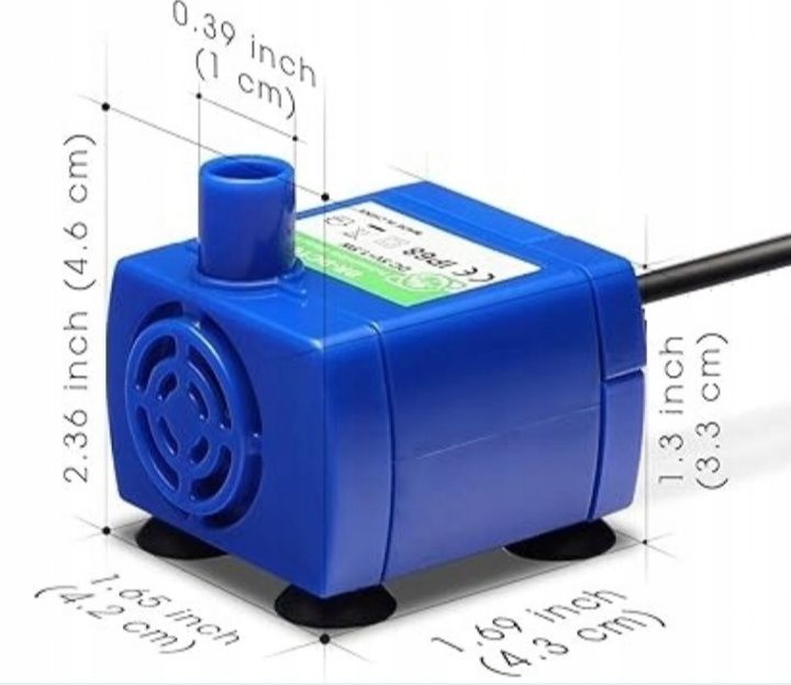 Popka Pompa Wody Do Poidła Dla Zwierząt Psa Kota DR-DC160 DC5V-1.5W