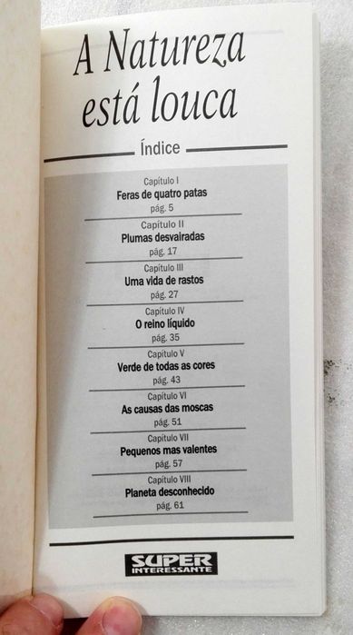 Livro A Natureza Está Louca