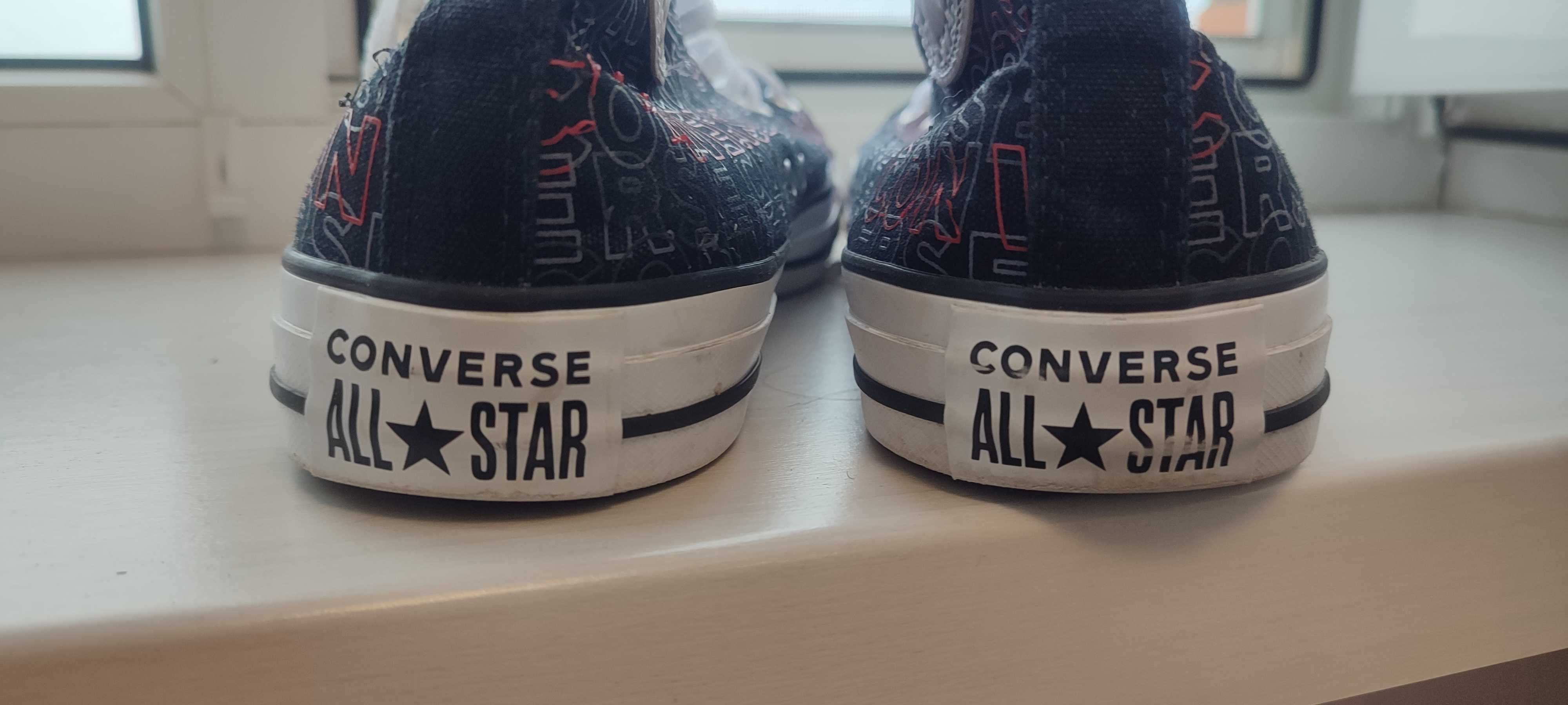 высокие кеды Сonverse all star с принтом