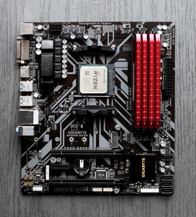 Zestaw / Gigabyte B450M DS3H + Ryzen 3600 + 16GB RAM