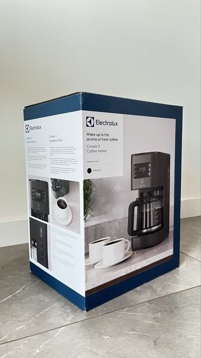 Кофеварка капельна Electrolux E5CM1-6AN з гарантійним талоном