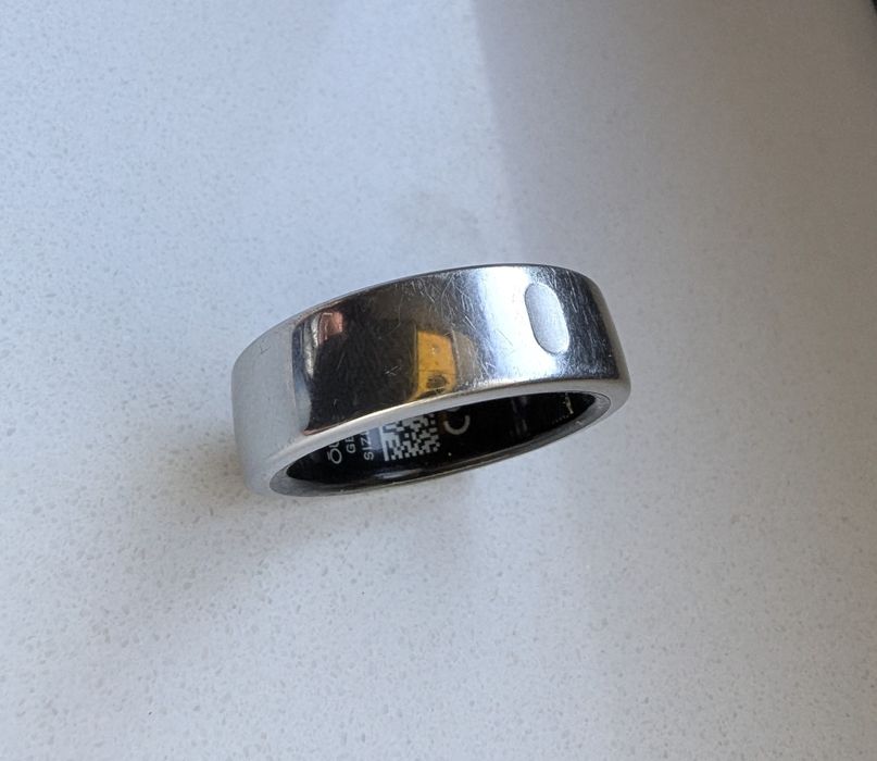 Oura Ring 3, Horizon-Silver,  size 11